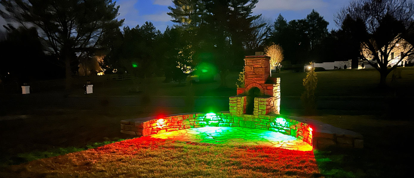 color changing landscape lighting Chicago IL